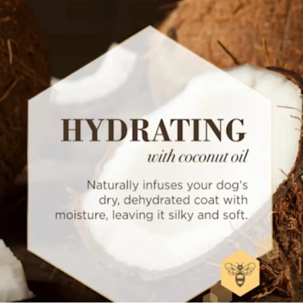 Burt's Bees Natural Hydrating Waterless Shampoo Spray for Dogs with Coconut Oil